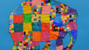 Atención a la diversidad por etapas educativas Dibujo de un elefante