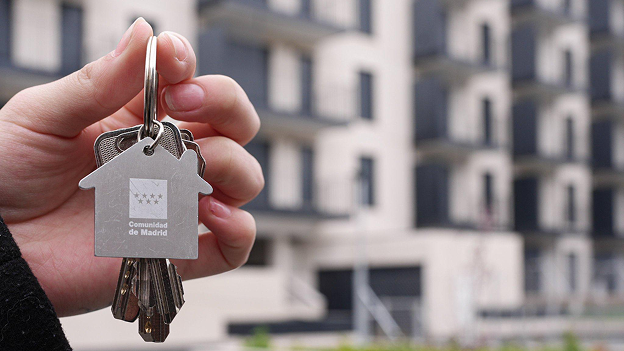 Llaves de una vivienda del Plan Vive de la Comunidad de Madrid