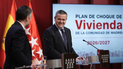 Rodrigo El consejero Jorge Rodrigo atiende a los medios de comunicación en la Real Casa de Correos