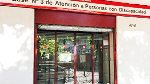 Acceso a Centro Base Nº 3 de la Comunidad de Madrid Fachada del Centro Base Nº 3 de la Comunidad de Madrid